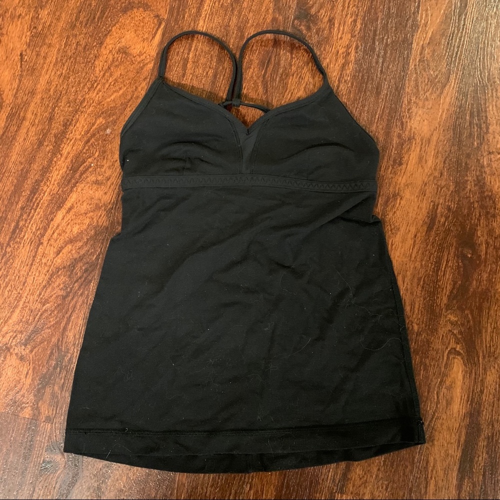 Lululemon black tank top